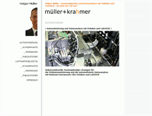 Tablet Screenshot of holgermueller.eu